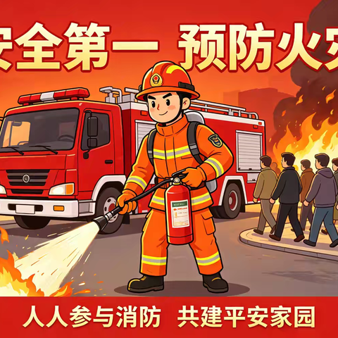 消防安全敲警钟，时刻警惕不放松！