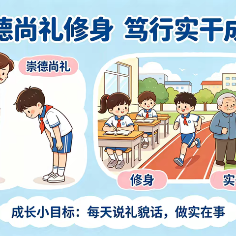 崇德尚礼修身 笃行实干成长——临夏市甘光小学四年级3班主题队会展示