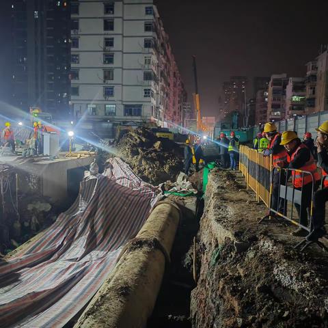 争分夺秒日夜奋战保供水