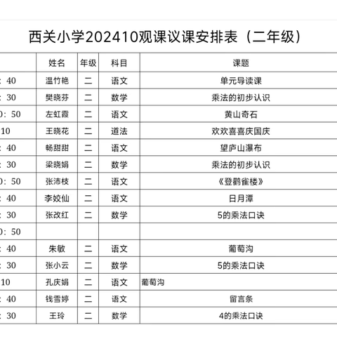 “教”无止境方致远，“语”时俱进永进取 ——记西关小学二年级