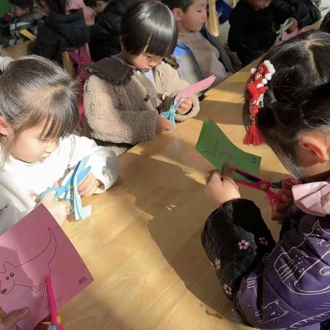 马兰小学附属幼儿园剪纸比赛活动