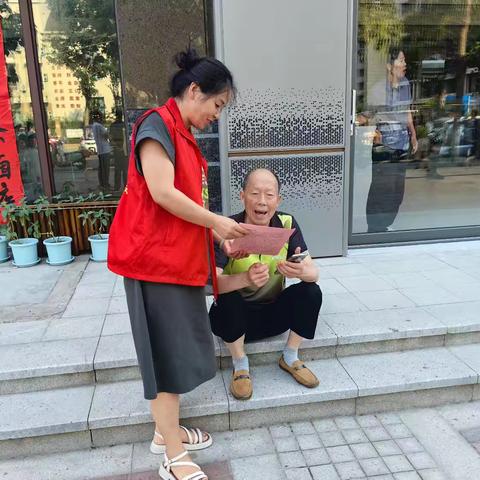 紫荆路街道白云社区开展控烟禁烟宣传活动