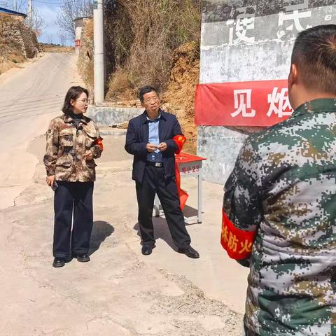 赵云斌到微子镇督导护林防火和大风天气应对工作