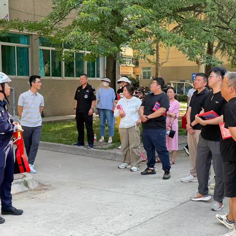 火场淬炼“安全盾”，缓降架起“生命桥”——文艺路街道测绘社区消防演练纪实