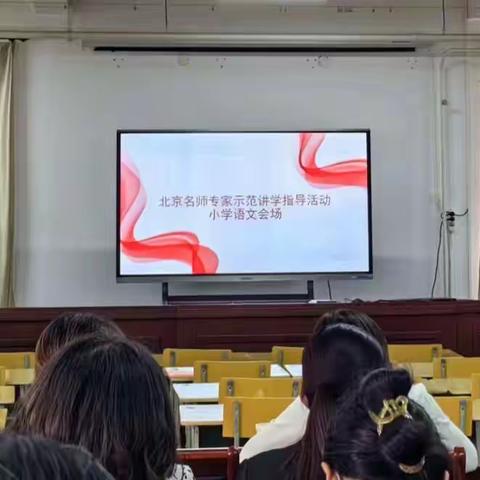 名师引领促成长，同课异构绽芬芳——小学语文北京名师专家示范讲学指导活动