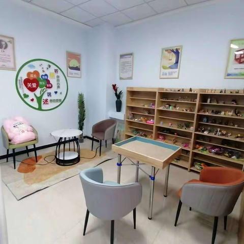 金乡县第二中学心理辅导室各功能区照片