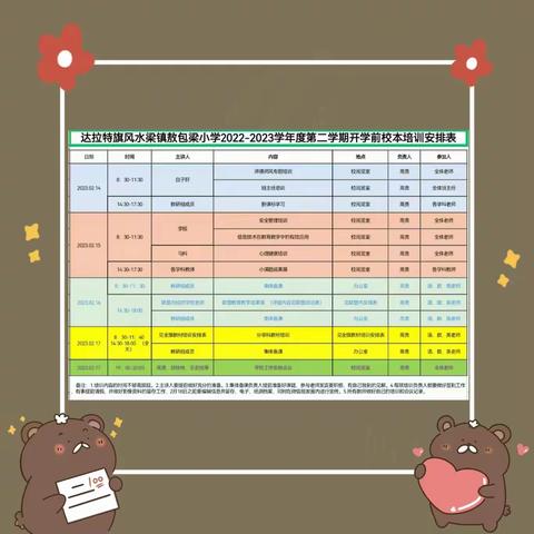 【双减+培训】新学期铸新篇章，蓄力开启新征程——敖包梁小学开学前教师培训