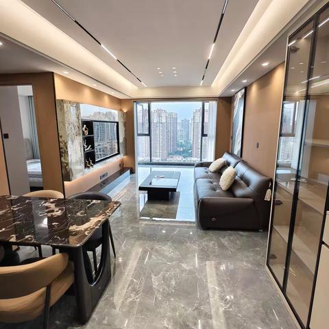 ❤️❤️双星63.8万小刀碧桂园头排视野无敌，房东全新精装品牌家具家电3/2/2，产权89平老证朝南63129--61307