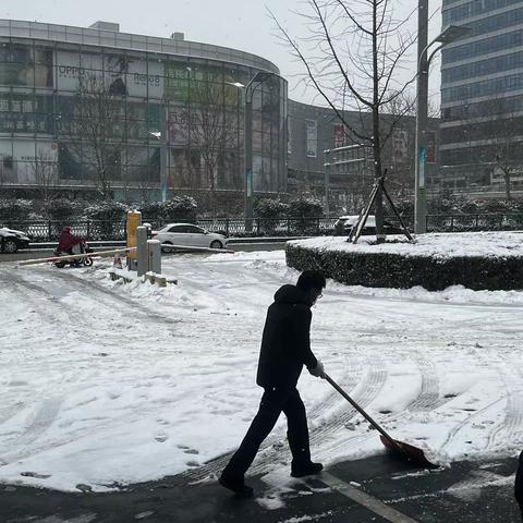 满城银装一夜来 扫雪除冰暖意浓