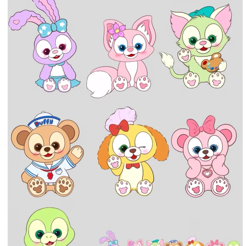 周六下午《迪士尼系列毛绒玩具写生》