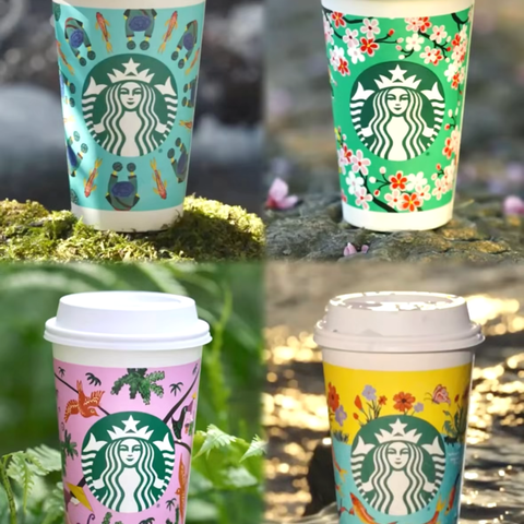 周五晚上《星巴克咖啡写生》