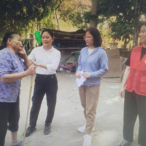 马岭大社区党支部开展“迎新春，送温暖”探访慰问困难老人活动