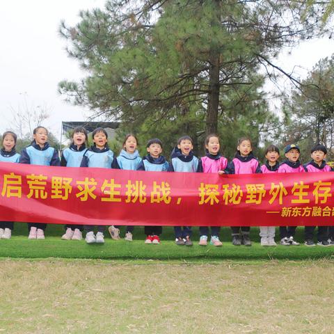 开启荒野求生挑战，探秘野外生存法则——新东方融合部一年级荒野求生活动