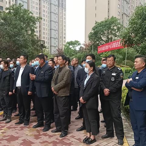 半截河街道桃溪苑社区——消防安全大演练