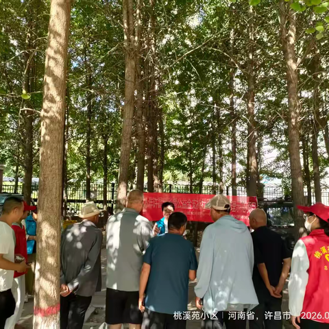 桃溪苑社区联合义警志愿服务队开展系列安全科普宣传活动简报