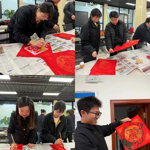 综合通信维修车间张灯结彩迎新春