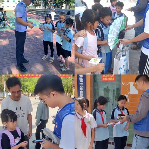 莺歌海镇开展未成年人“护苗”法治宣传进校园活动