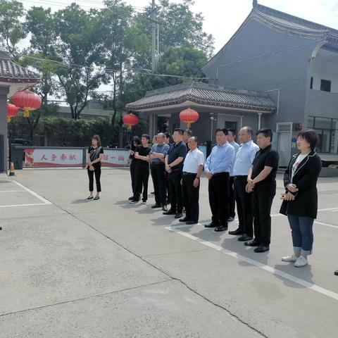 渭南市临渭区政法委调研学习金城街道“四联调解”群众工作法