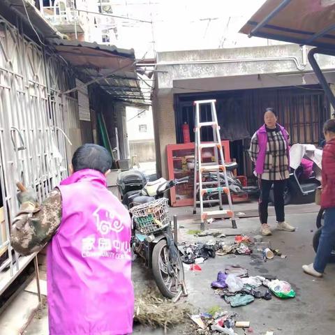 【后洲街道】同晖社区开展节前环境卫生集中整治活动