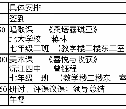 南大中心校艺术学科工作坊第一次课堂集中研修——“以审美体验为核心，聚焦音美课堂”