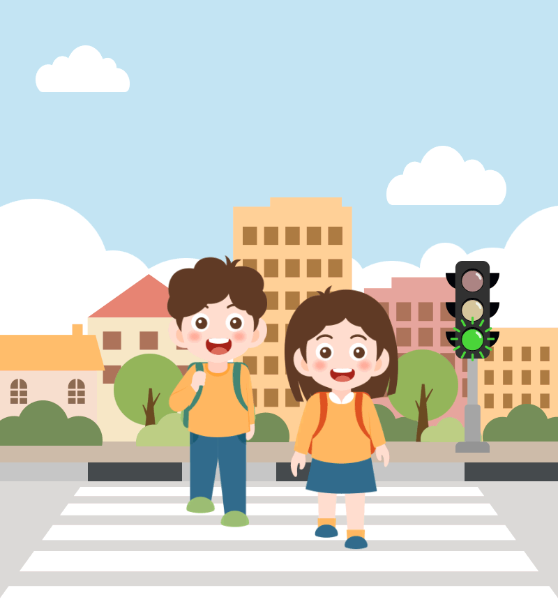 【交通安全 与我同行】关口街道西湖小学学生道路交通安全提示篇