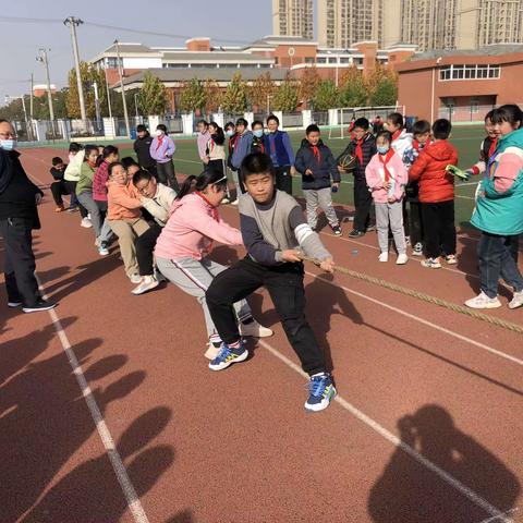 一根绳一条心，拔河比赛聚人心——肥东六中小学部校园体育艺术节活动集锦之拔河比赛