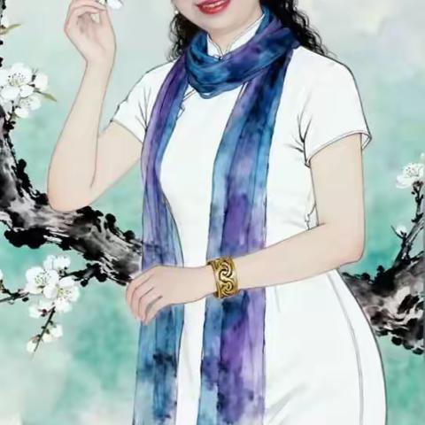 春日雅韵：旗袍与繁花共舞