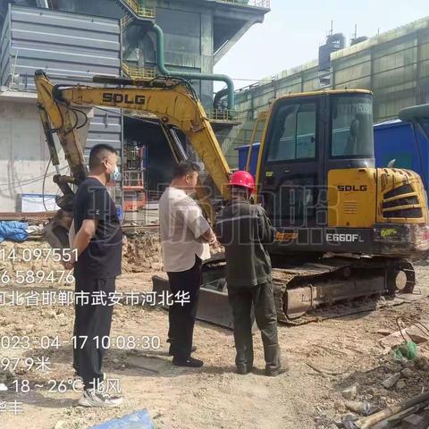 机动车污染防治科入户抽检非道路移动机械工作