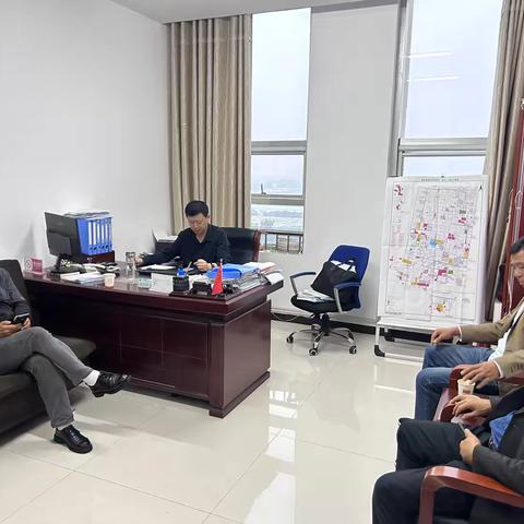 清丰县招商服务中心接待中国新型城镇化建设指导委员会一行