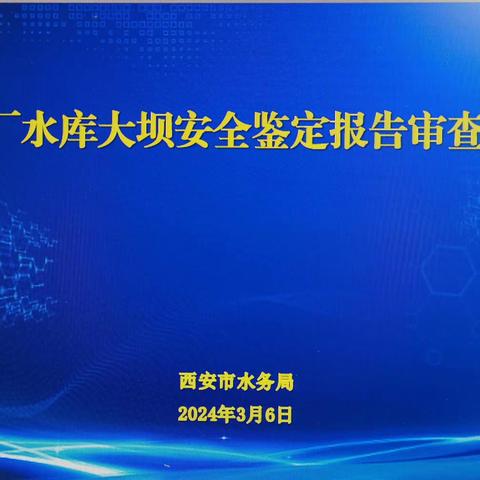 马厂水库大坝安全评价报告通过市水务局审查