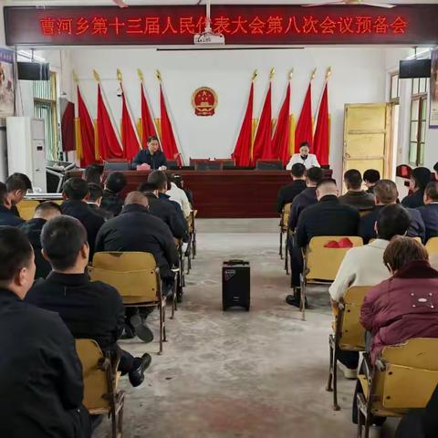 曹河乡第十三届人民代表大会第八次会议胜利召开