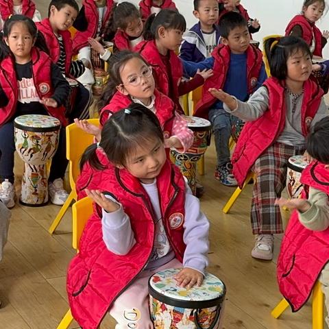 【悦趣成长】任丘市东方幼儿园“悦赏童谣”特色课程——非洲鼓、小钟琴中期汇报