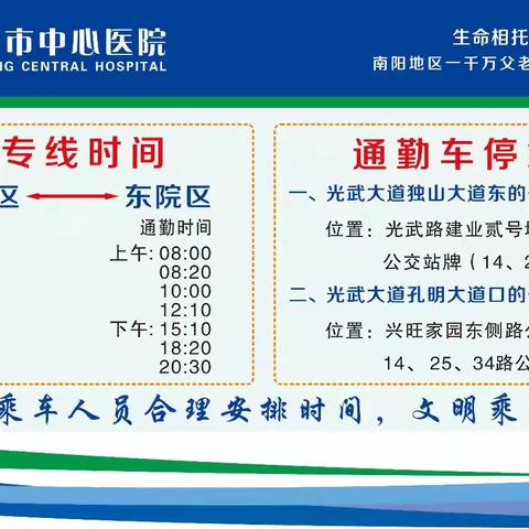 南阳市中心医院门诊坐诊医师排班(9.7-9.13）