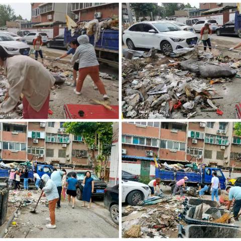 【巩固提升 洁净堤口】“净”在行动·济齐路社区开展垃圾死角大作战专项行动