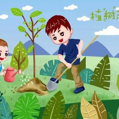 【上街区大地青青幼儿园】“爱上小树苗   我与小树一起成长"植树节主题活动