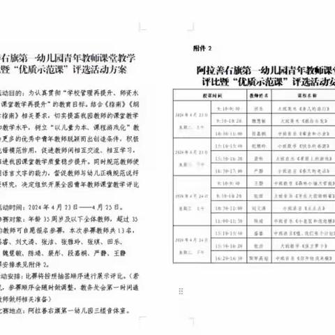 赛素养 展芳华 砺成长——阿拉善右旗第一幼儿园开展青年教师课堂教学比赛暨“优质课”评选活动