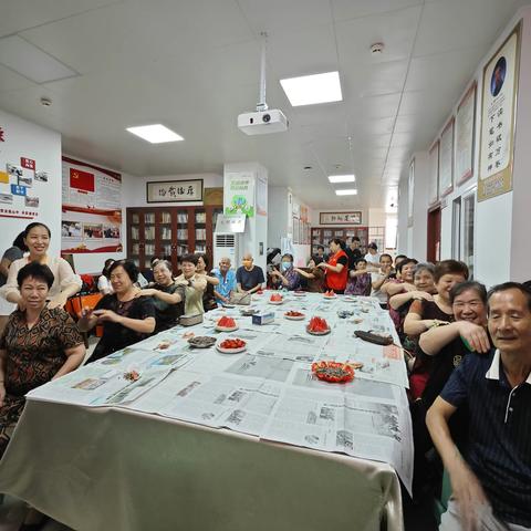 建中社区开展“福寿相聚 温暖你我 ”上半年度生日会