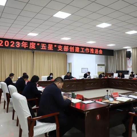 淮阳区召开2023年度“五星”支部创建工作推进会