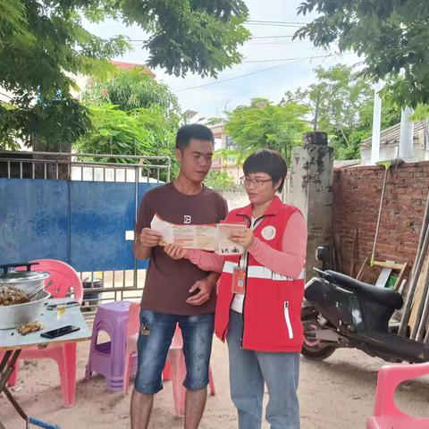 新龙镇网格员开展“非法集资”宣传活动