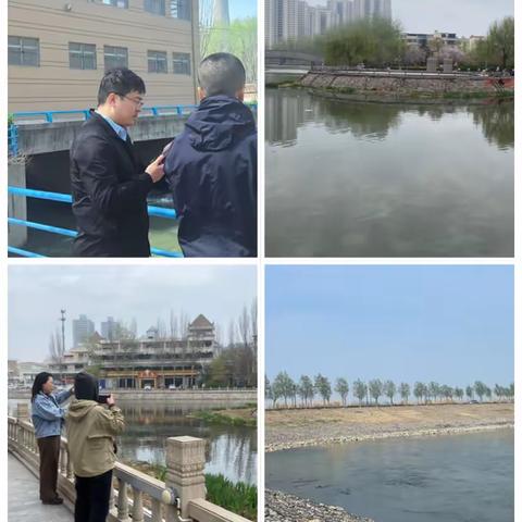 丛台区生态环境分局实地调研滏阳河干支流流域情况