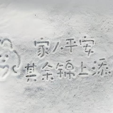 吴忠特殊教育学校下雪天安全出行温馨提示：