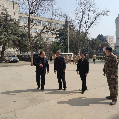 湛河区退役军人事务局实地考察退役军人职业技能培训承训机构