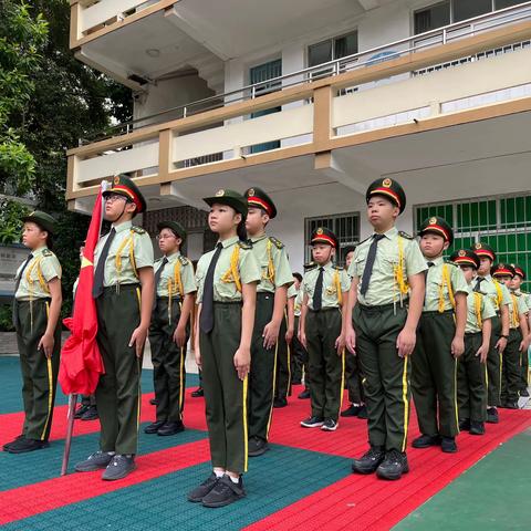 柳州市跃进路小学【清风润校•法治同行】跃动生命——2023年国防教育实践活动