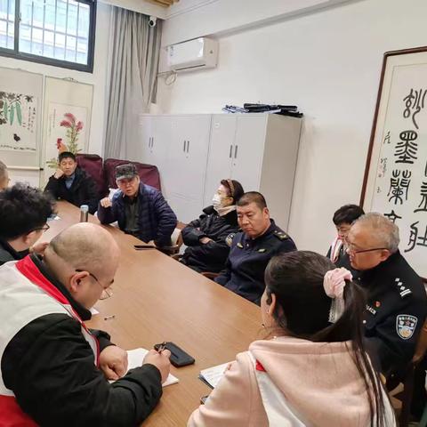 尚朴社区开展平安阵地建设宣传活动