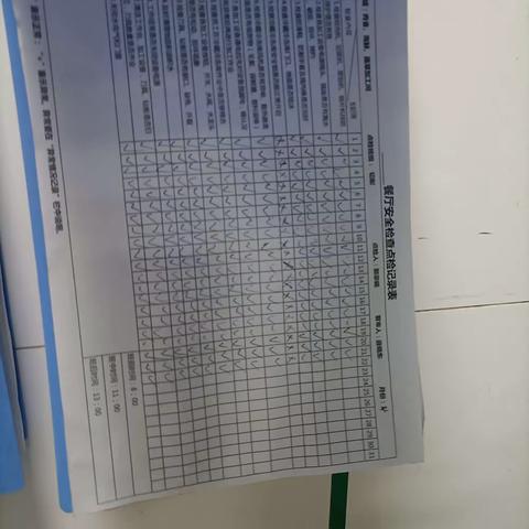 地质科学院班后检查