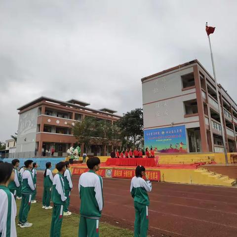 【坡寨续航】百日誓师，逐梦前行 —— 2025年坡寨学校中考百日誓师大会