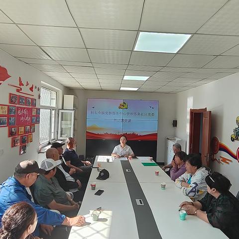 传承七一精神·追寻红色踪迹—科右中旗党群服务中心伊和苏莫社区开展“七一建党节”系列活动