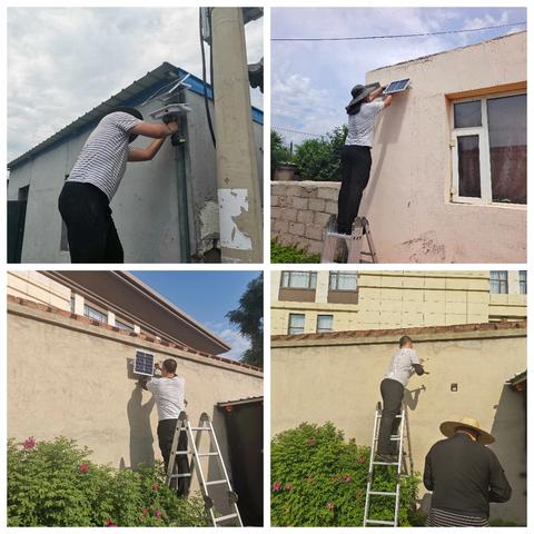 【我为群众办实事】安装路灯暖民心 点亮居民幸福路