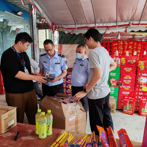 乐东县市场监管局开展春节前烟花爆竹产品质量专项检查