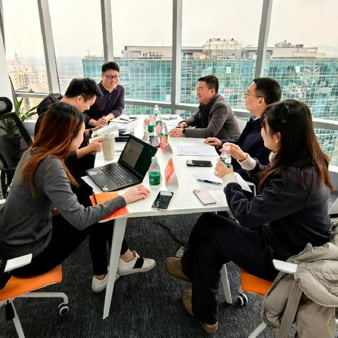 区党工委副书记、管委会主任江文高带队赴北京走访核桃编程、亦庄智能城市研究院集团等数字经济企业